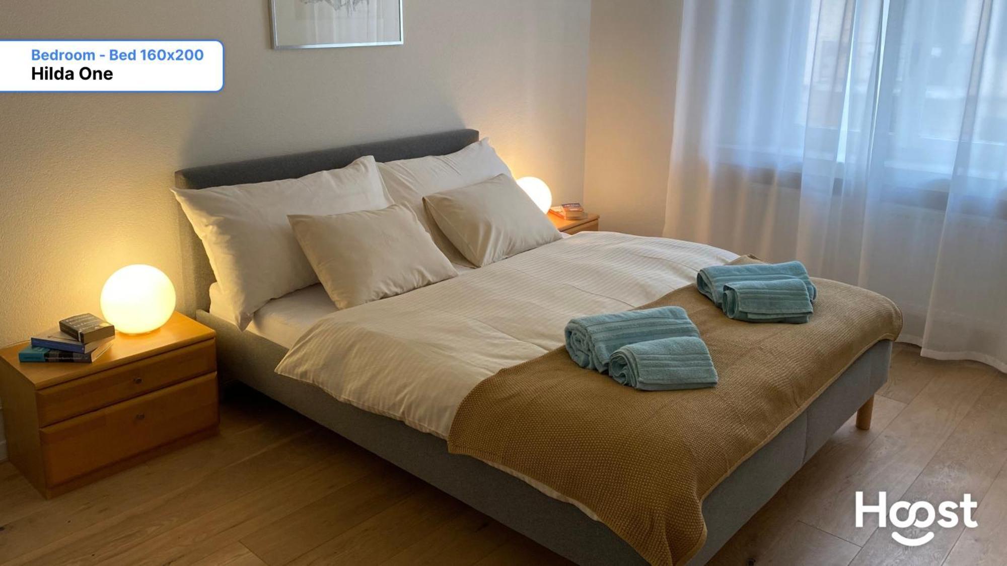 H1 With 4,5 Room, Bathroom, Kitchen, Central, Quiet & Modern With Office Zúrich Exterior foto