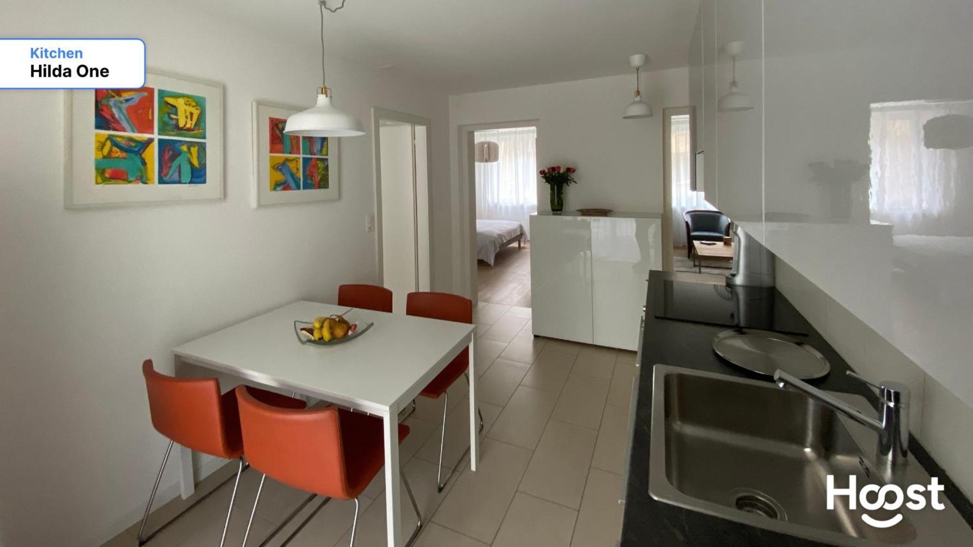 H1 With 4,5 Room, Bathroom, Kitchen, Central, Quiet & Modern With Office Zúrich Exterior foto