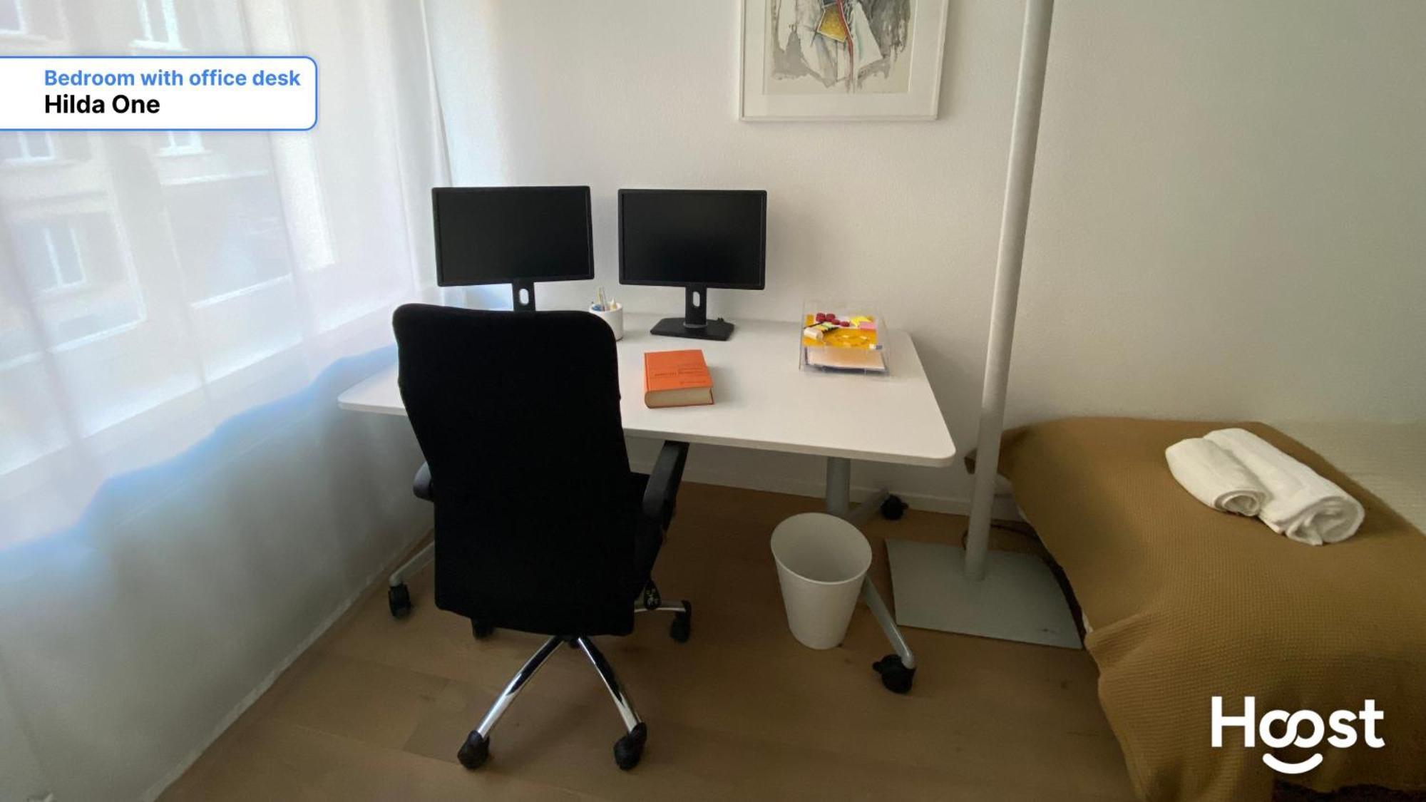 H1 With 4,5 Room, Bathroom, Kitchen, Central, Quiet & Modern With Office Zúrich Exterior foto