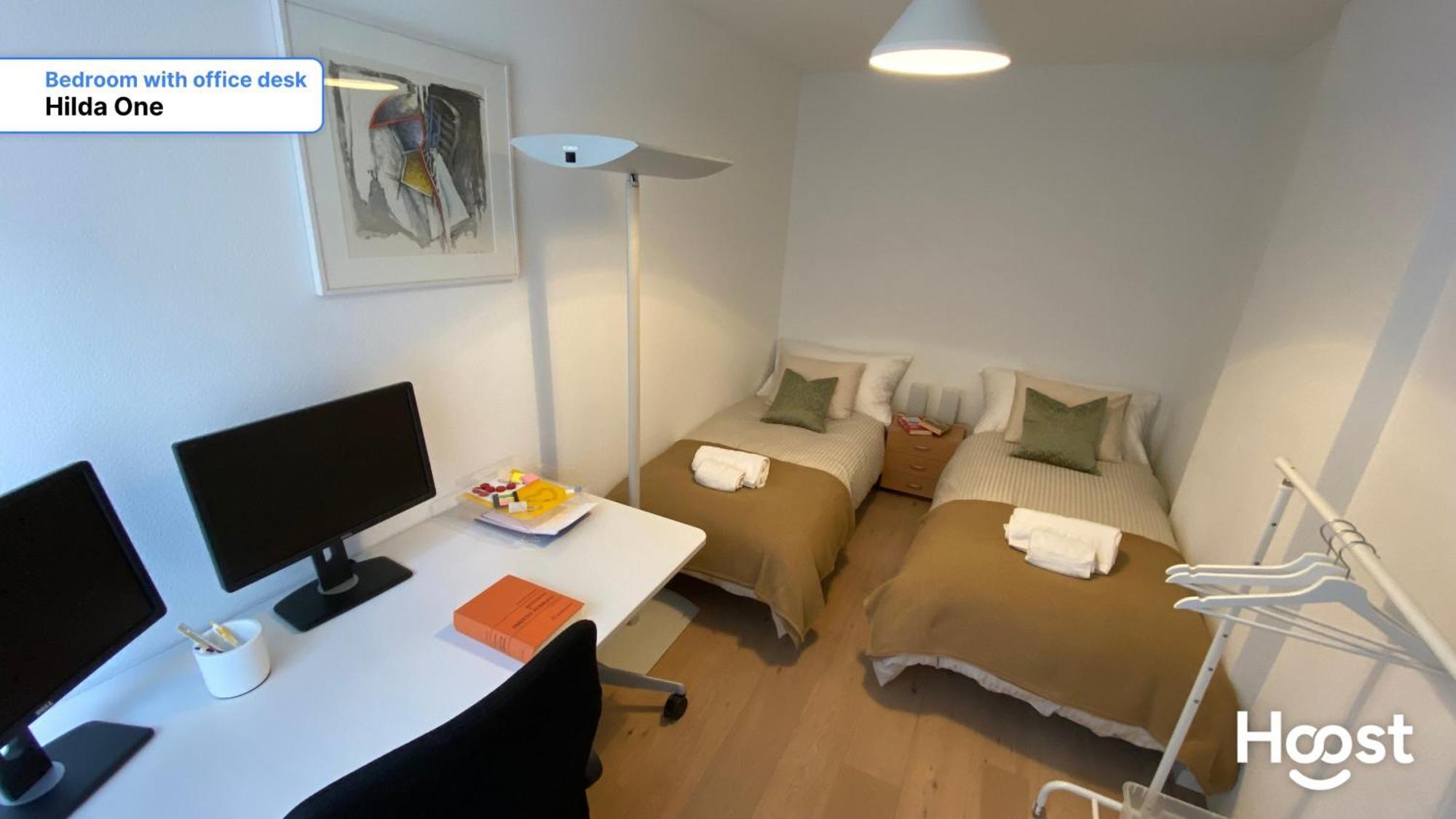H1 With 4,5 Room, Bathroom, Kitchen, Central, Quiet & Modern With Office Zúrich Exterior foto