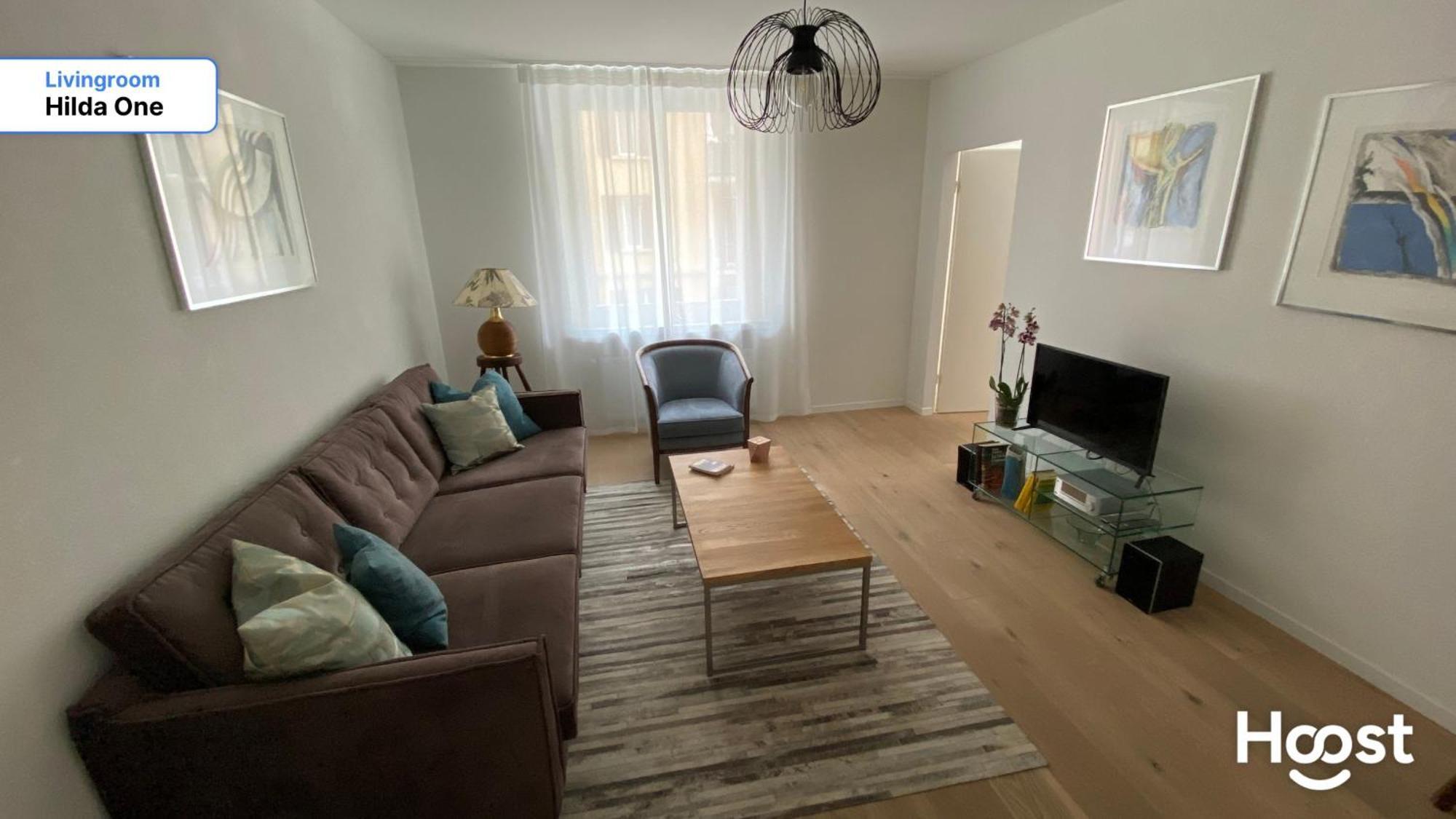 H1 With 4,5 Room, Bathroom, Kitchen, Central, Quiet & Modern With Office Zúrich Exterior foto